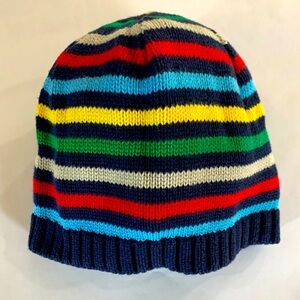 Hanna Andersson Kids’ Medium Striped Knit Beanie Hat